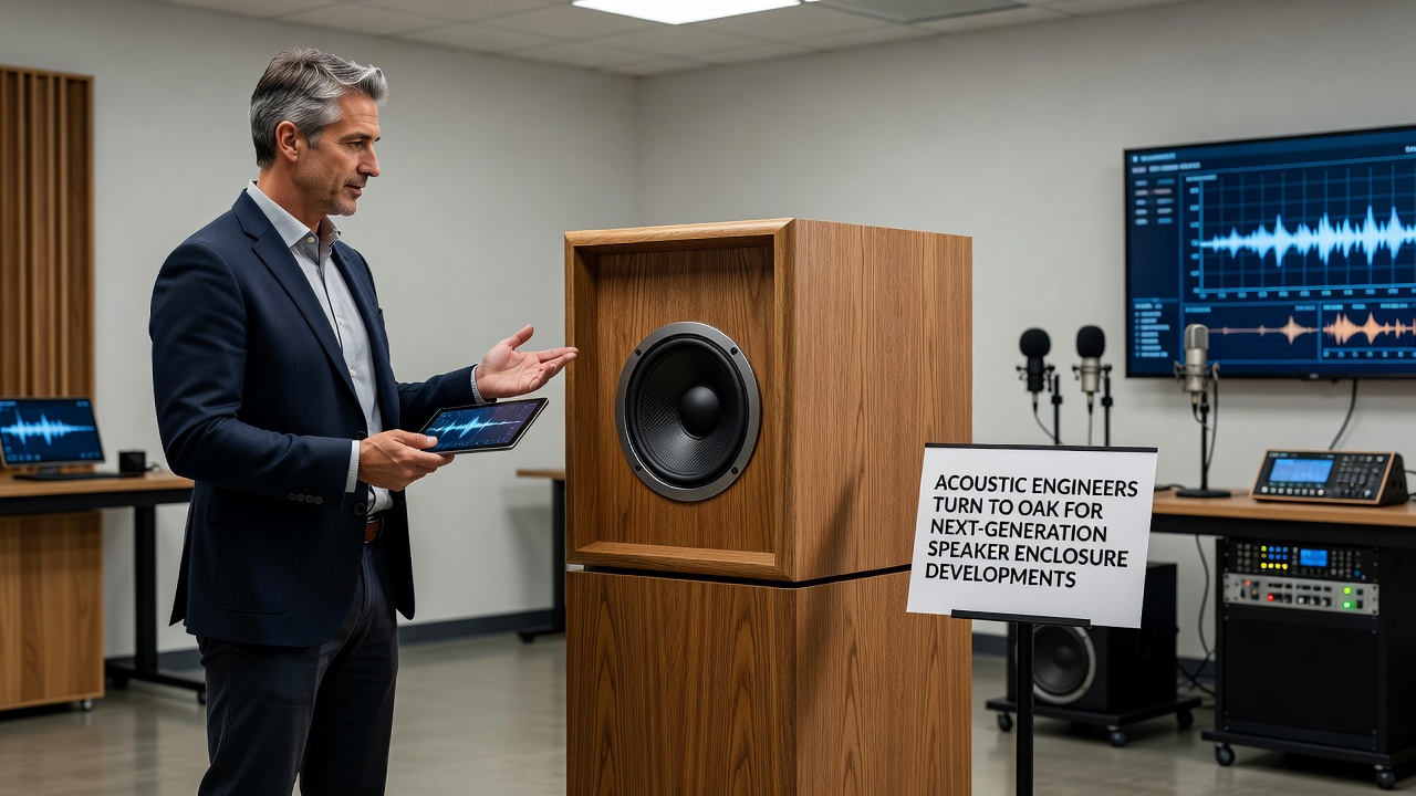 Acoustic Engineers Adopt Oak Wood for Advanced Speaker Enclosure Projects