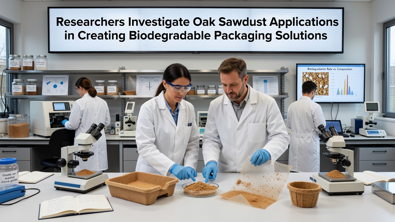Oak Sawdust Research Opens Doors to Innovative Biodegradable Packaging